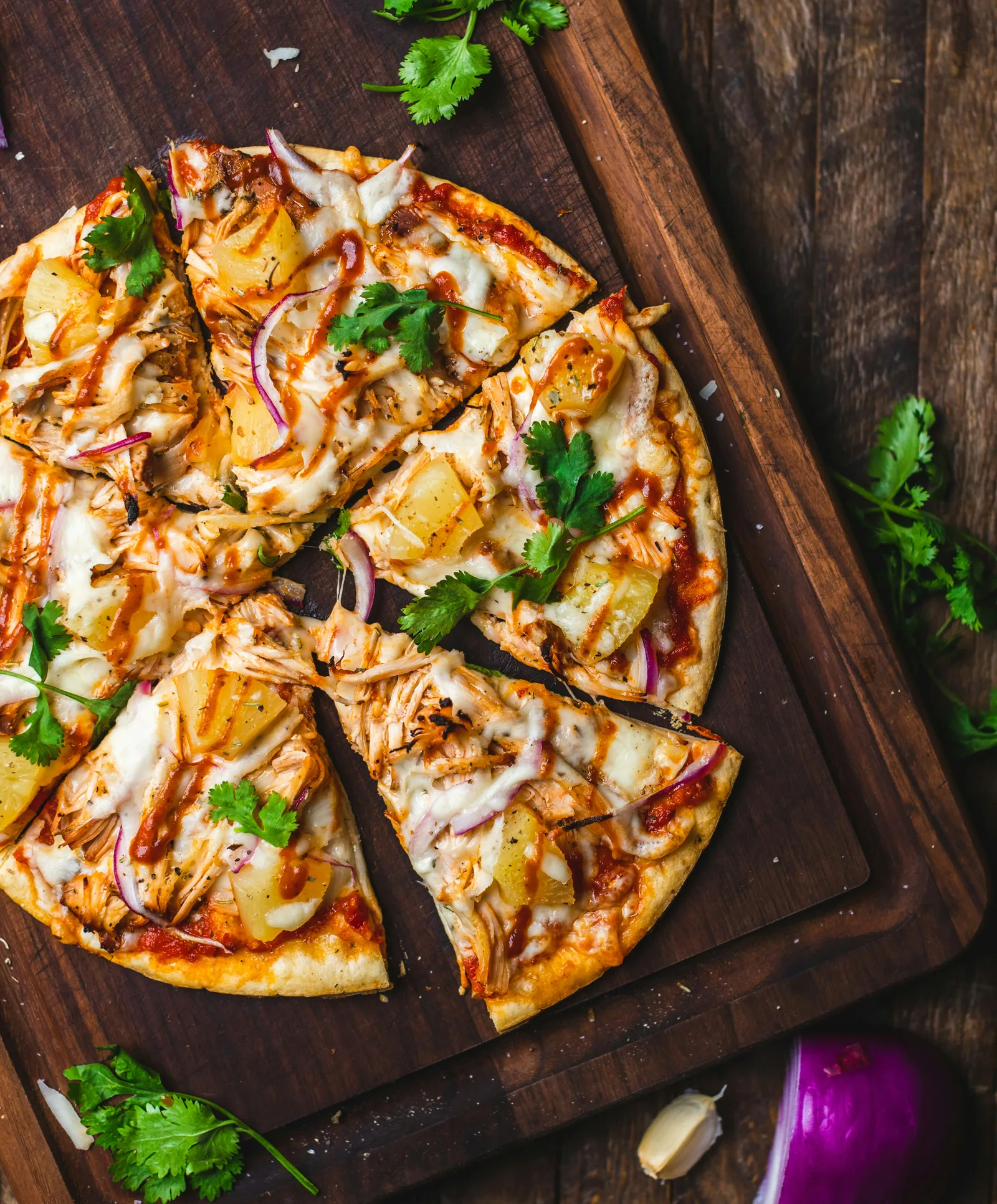Wood-fired pizza fresh from the oven at TestB Italian restaurant